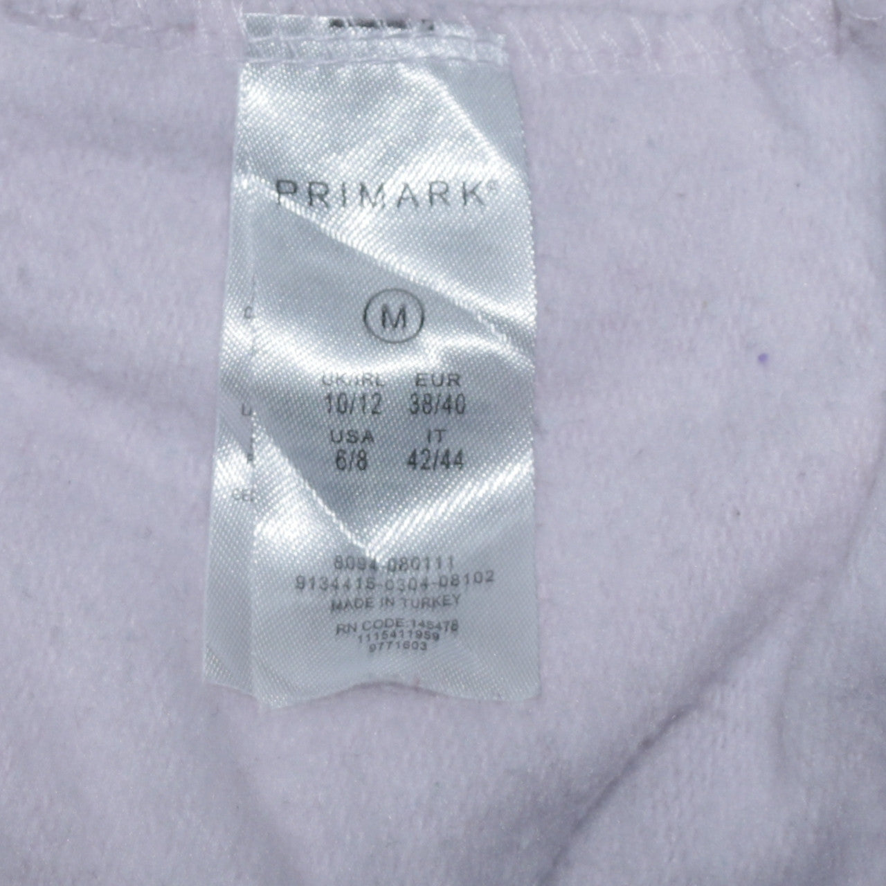 Womens UK Size 10 Primark White Pullover Sweatshirt