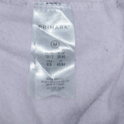 Womens UK Size 10 Primark White Pullover Sweatshirt