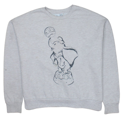 Womens UK Size M Disney Grey Pullover Sweatshirt