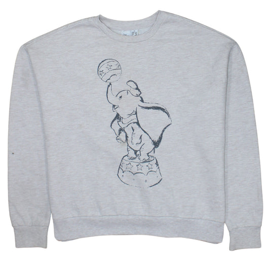 Womens UK Size M Disney Grey Pullover Sweatshirt