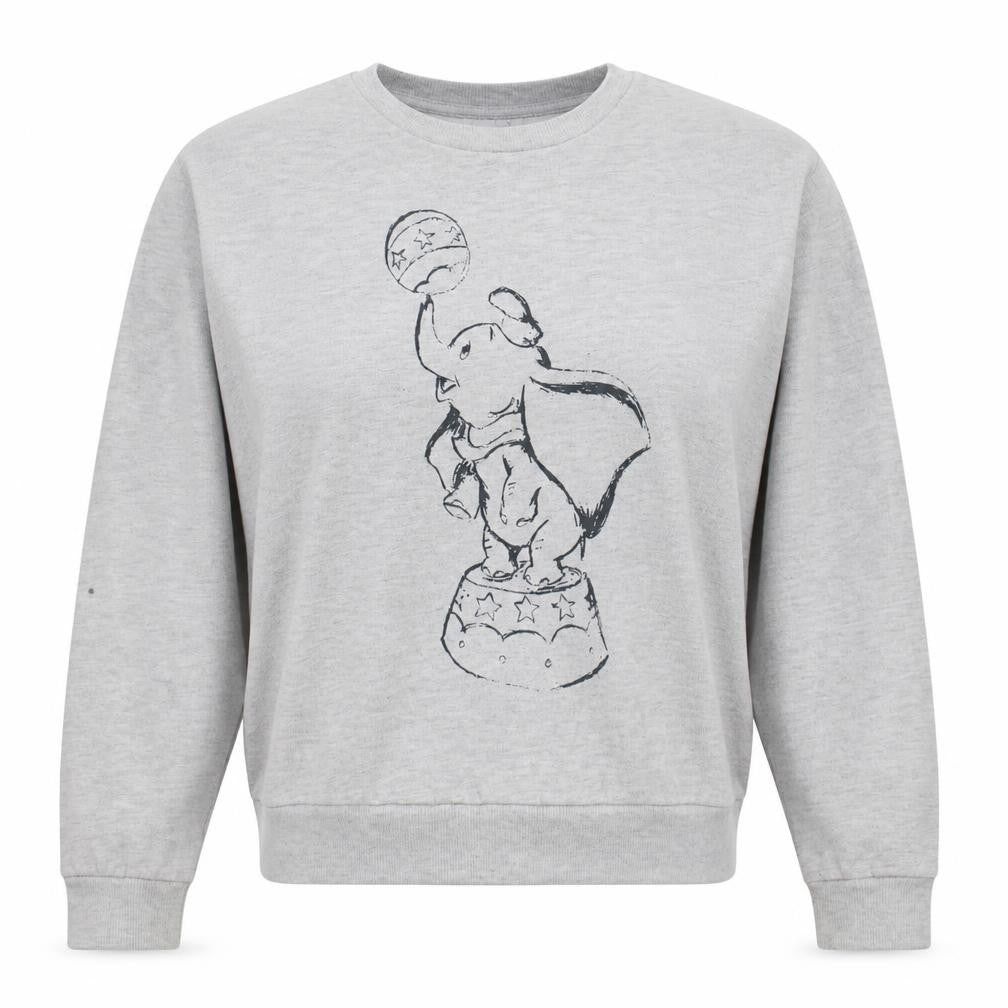 Womens UK Size M Disney Grey Pullover Sweatshirt