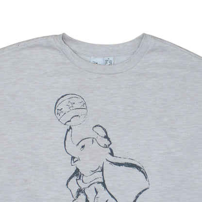 Womens UK Size M Disney Grey Pullover Sweatshirt