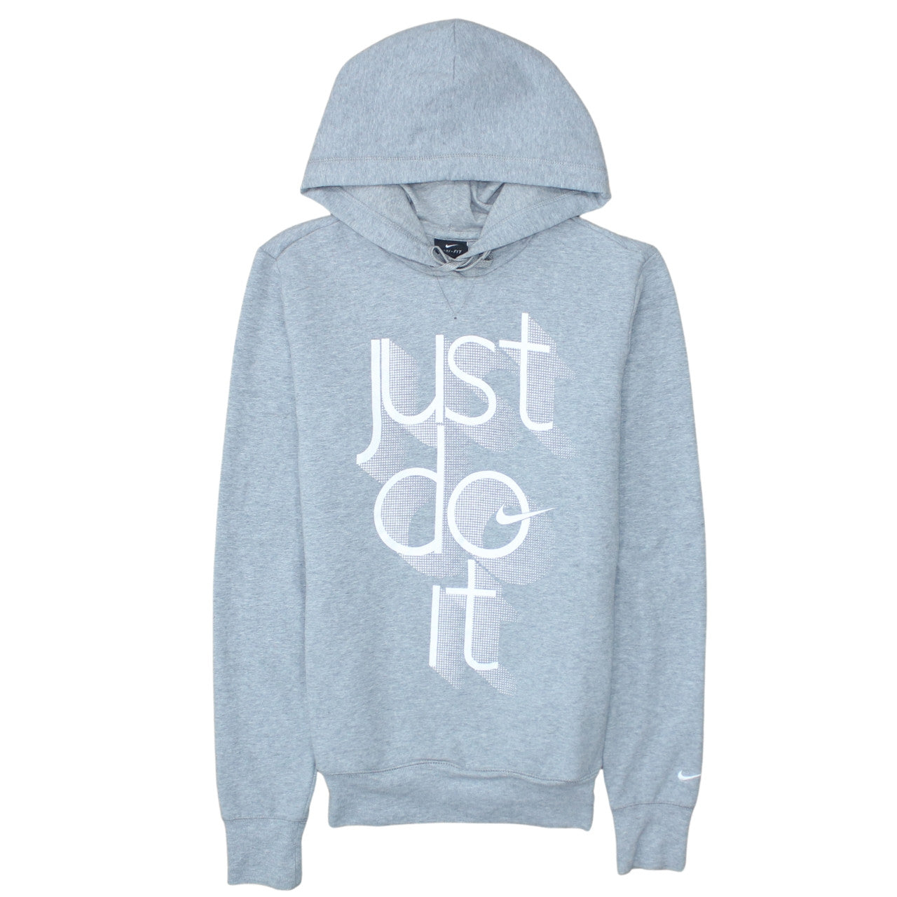 Mens UK Size S Nike Grey Pullover Hoodie