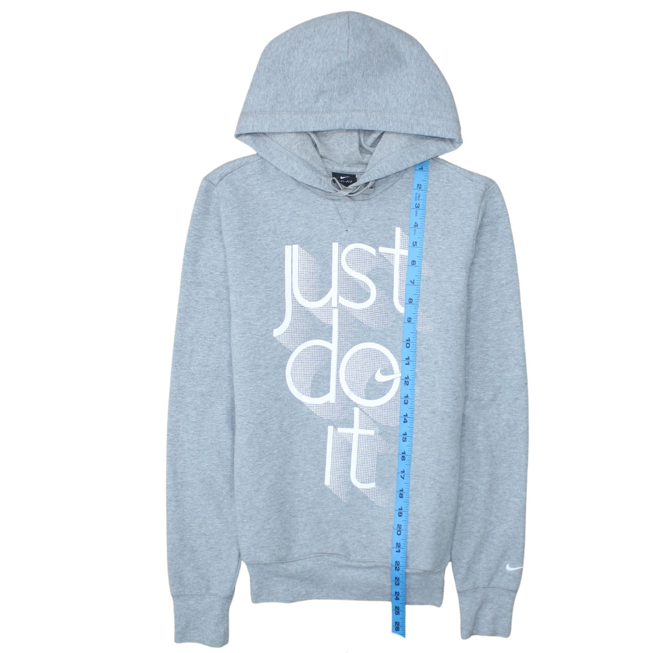 Mens UK Size S Nike Grey Pullover Hoodie