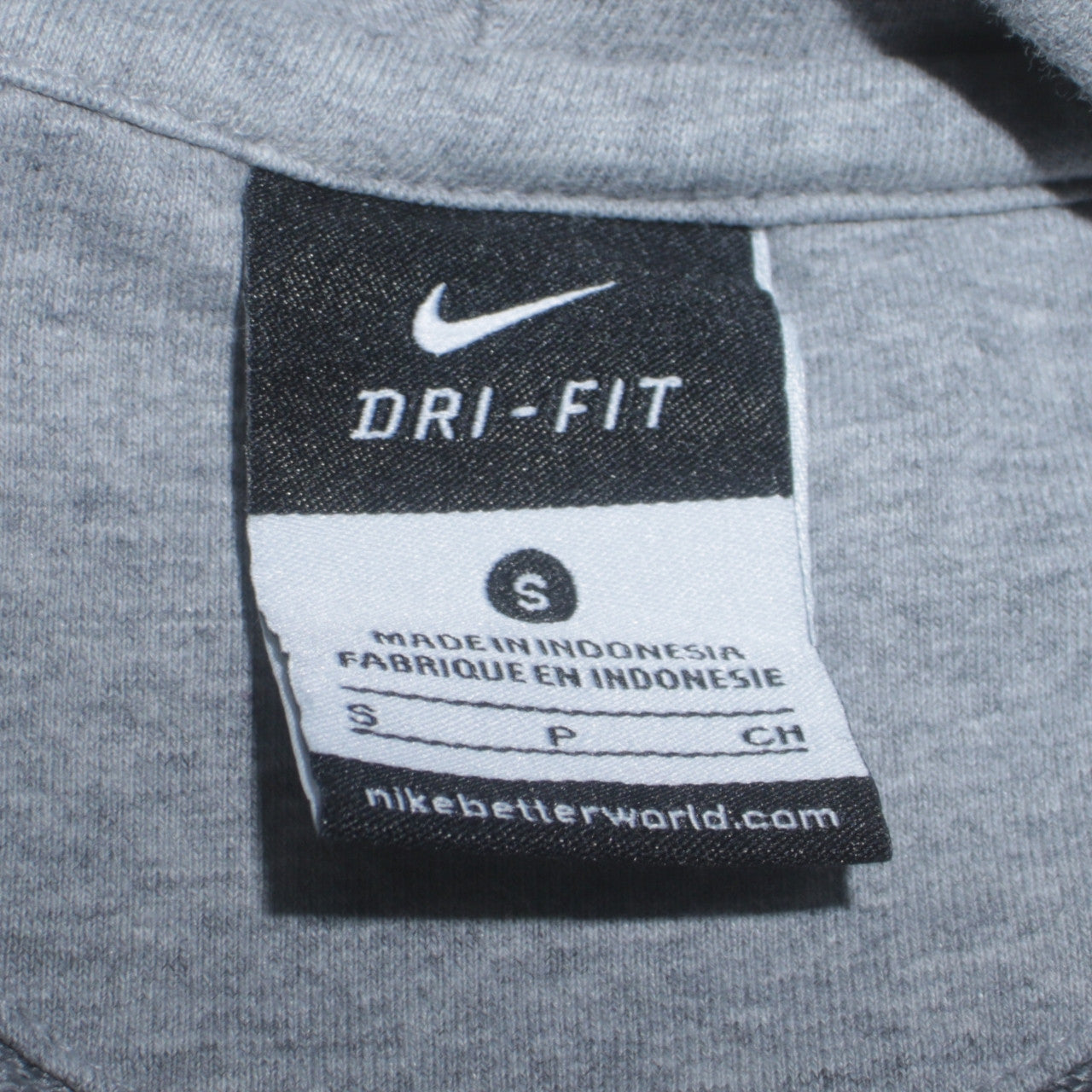 Mens UK Size S Nike Grey Pullover Hoodie