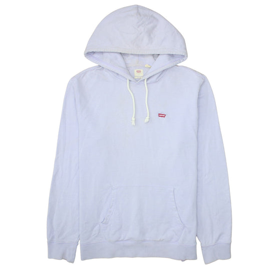 Womens UK Size L Levi's Blue Pullover Hoodie