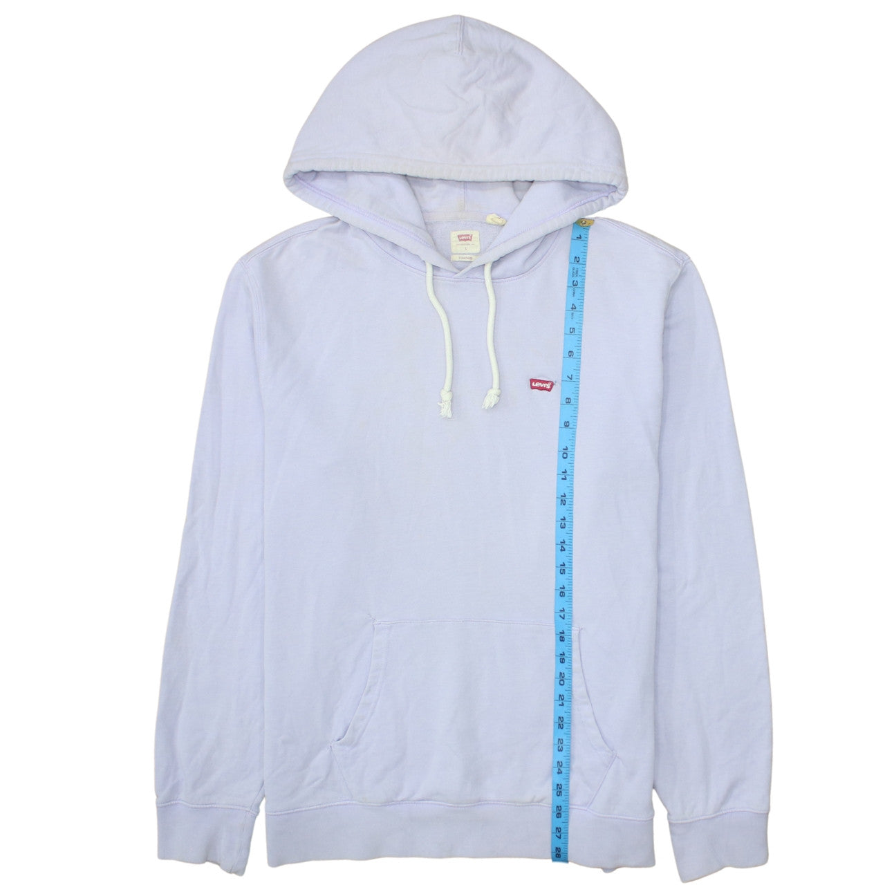Womens UK Size L Levi's Blue Pullover Hoodie