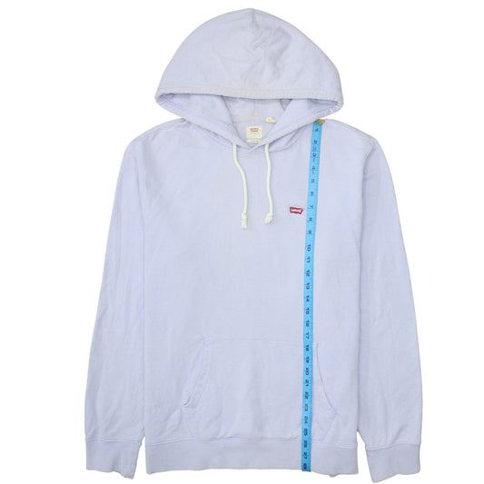 Womens UK Size L Levi's Blue Pullover Hoodie