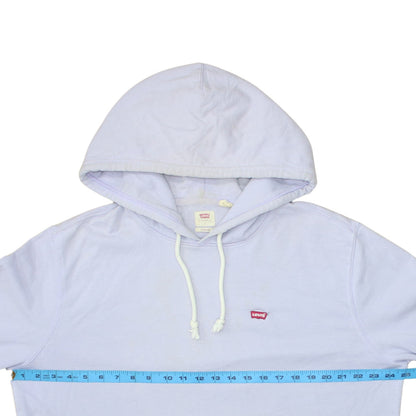 Womens UK Size L Levi's Blue Pullover Hoodie