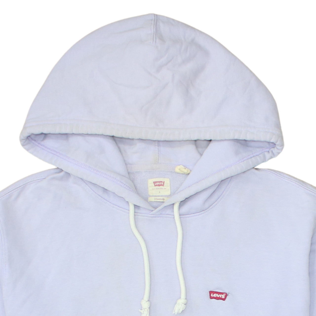 Womens UK Size L Levi's Blue Pullover Hoodie