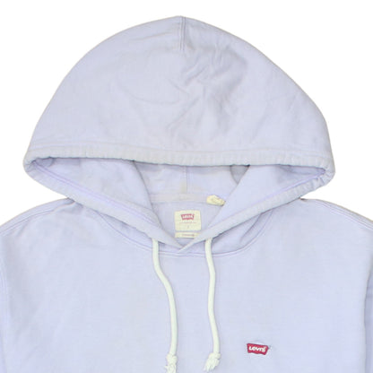 Womens UK Size L Levi's Blue Pullover Hoodie