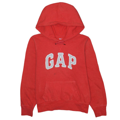 Womens UK Size S Gap Red Pullover Hoodie