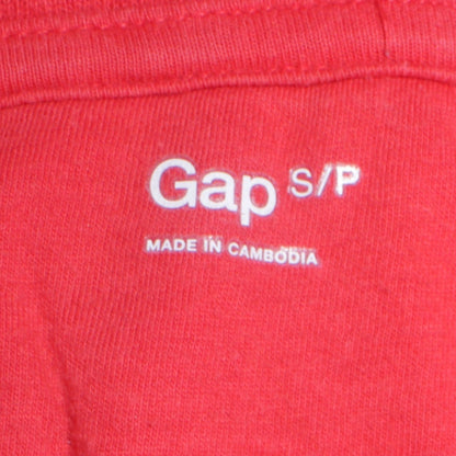 Womens UK Size S Gap Red Pullover Hoodie
