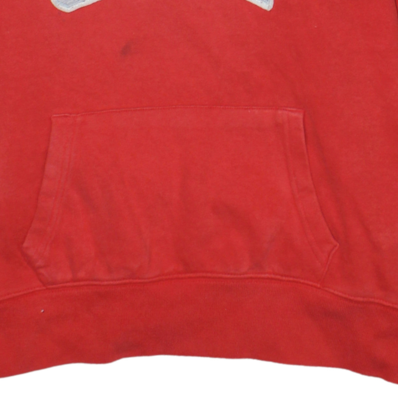 Womens UK Size S Gap Red Pullover Hoodie