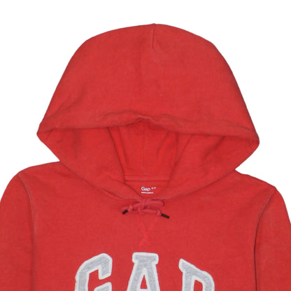 Womens UK Size S Gap Red Pullover Hoodie