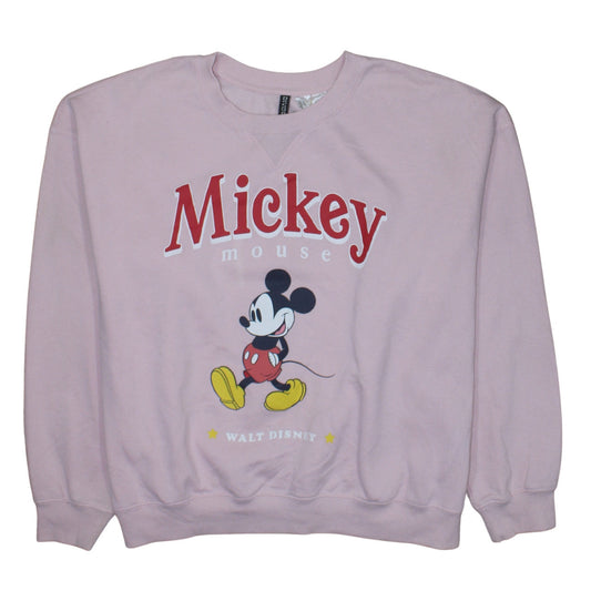 Womens UK Size XL H&M Pink Pullover Sweatshirt