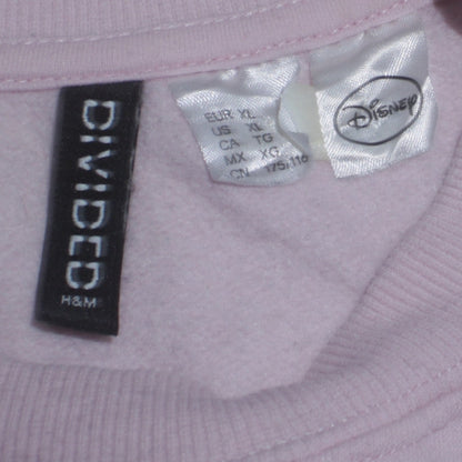 Womens UK Size XL H&M Pink Pullover Sweatshirt