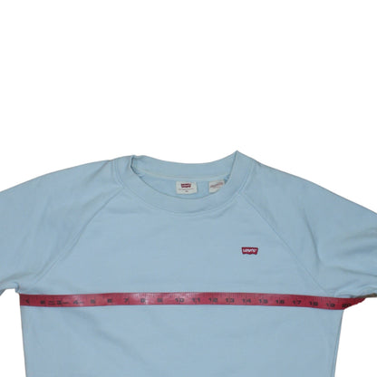 Mens UK Size XS Levi's Blue Pullover Sweatshirt
