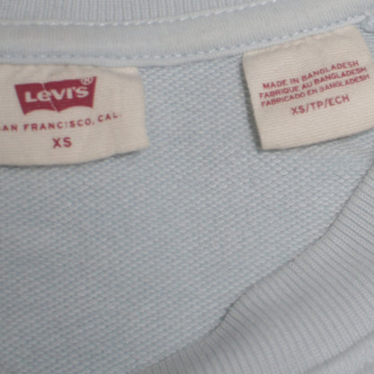 Mens UK Size XS Levi's Blue Pullover Sweatshirt