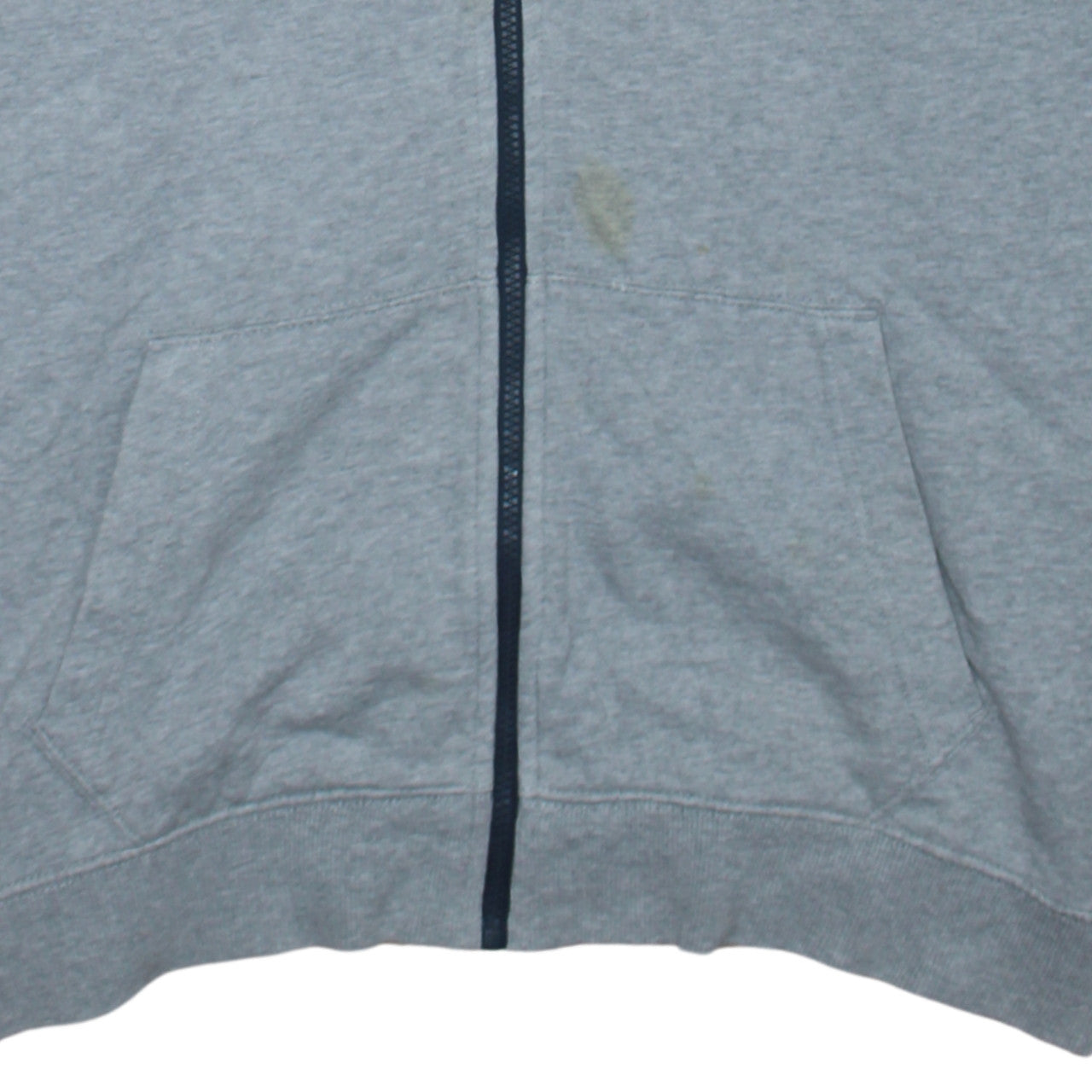 Mens UK Size 2XL Tommy Jeans Grey Full Zip Hoodie