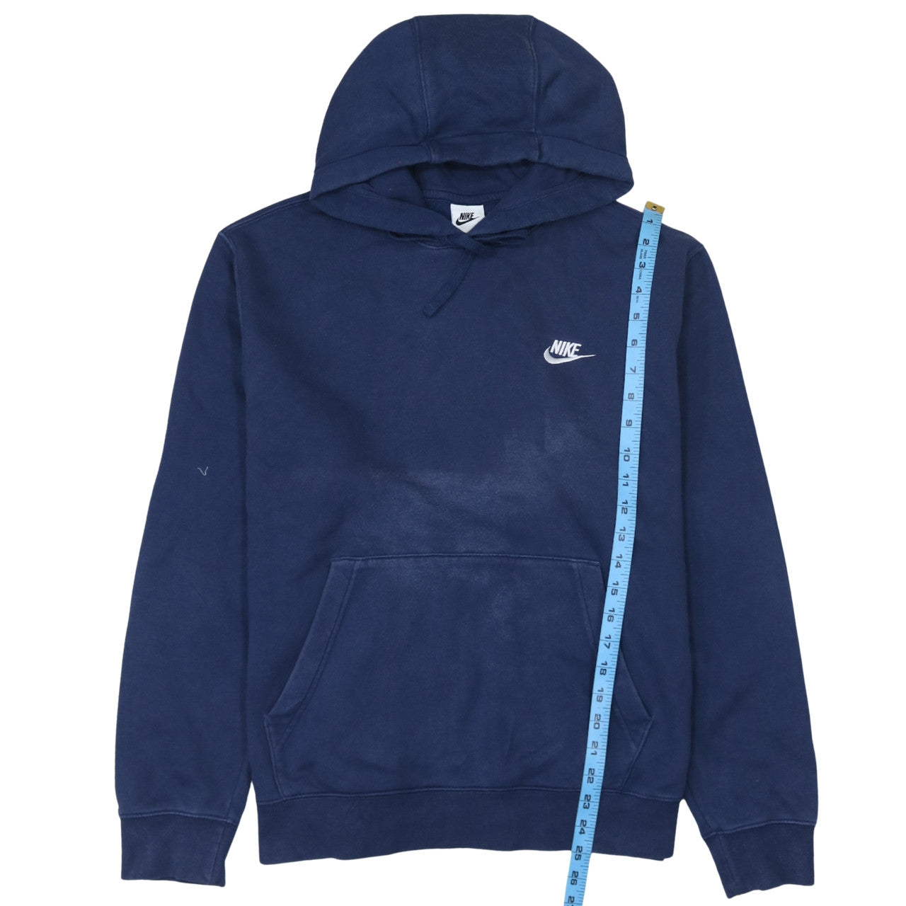 Mens UK Size L Nike Blue Pullover Hoodie