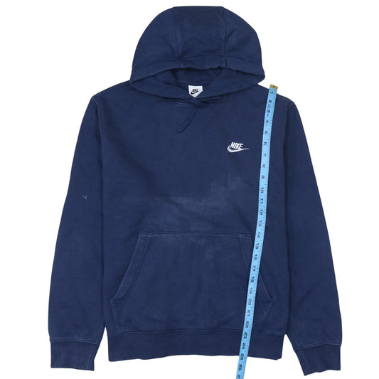 Mens UK Size L Nike Blue Pullover Hoodie