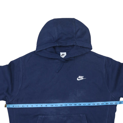 Mens UK Size L Nike Blue Pullover Hoodie