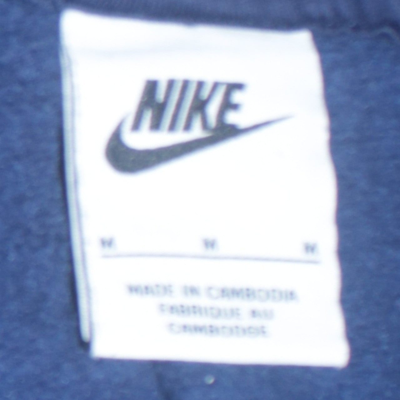 Mens UK Size L Nike Blue Pullover Hoodie