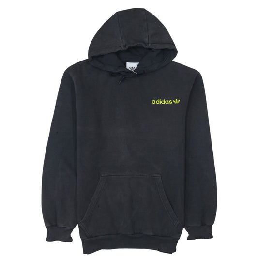 Mens UK Size M adidas Black Pullover Hoodie