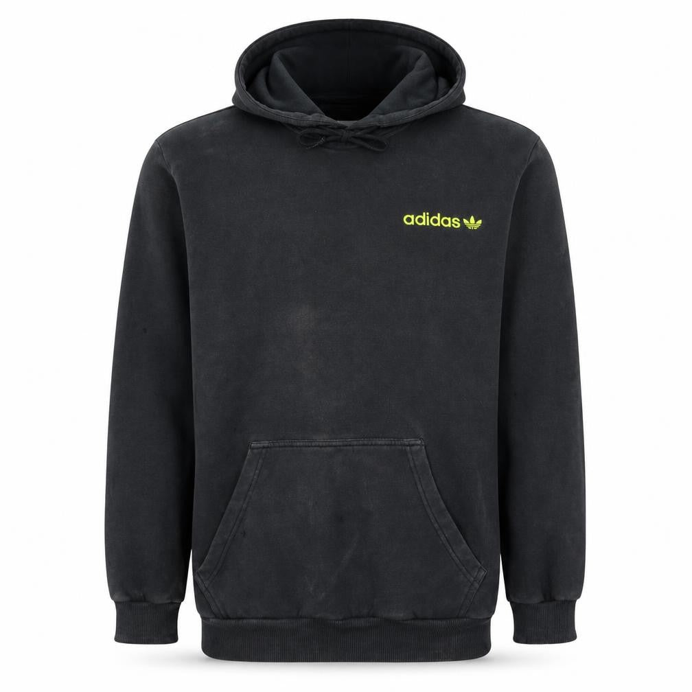 Mens UK Size M adidas Black Pullover Hoodie
