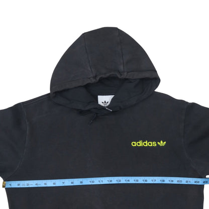 Mens UK Size M adidas Black Pullover Hoodie