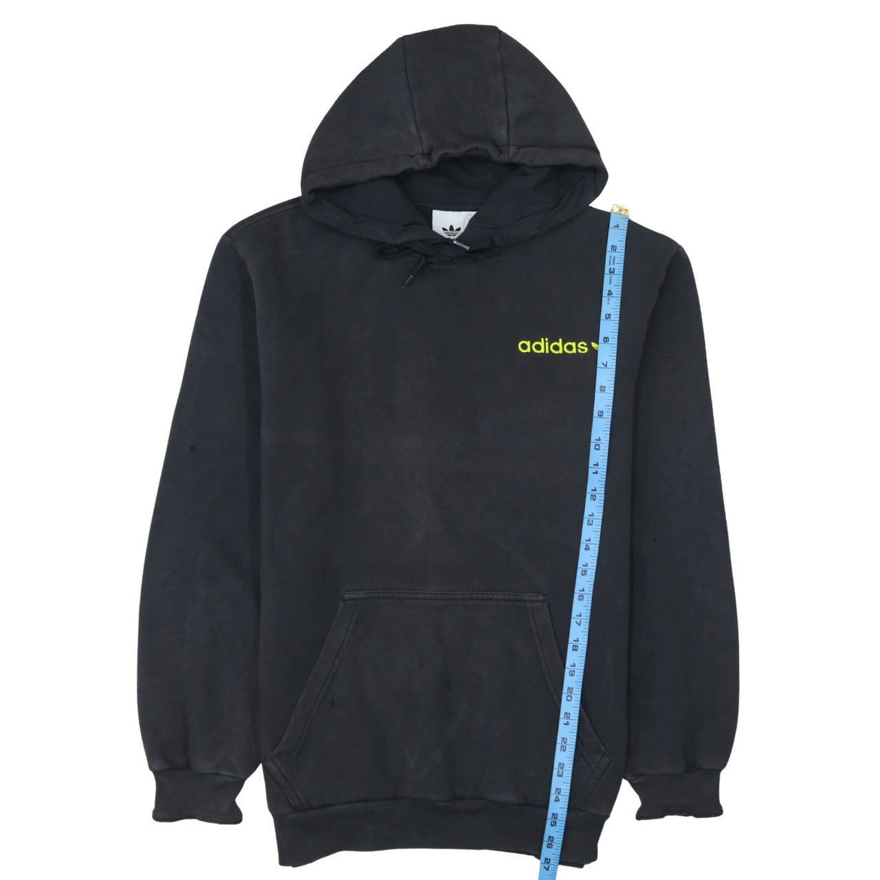 Mens UK Size M adidas Black Pullover Hoodie