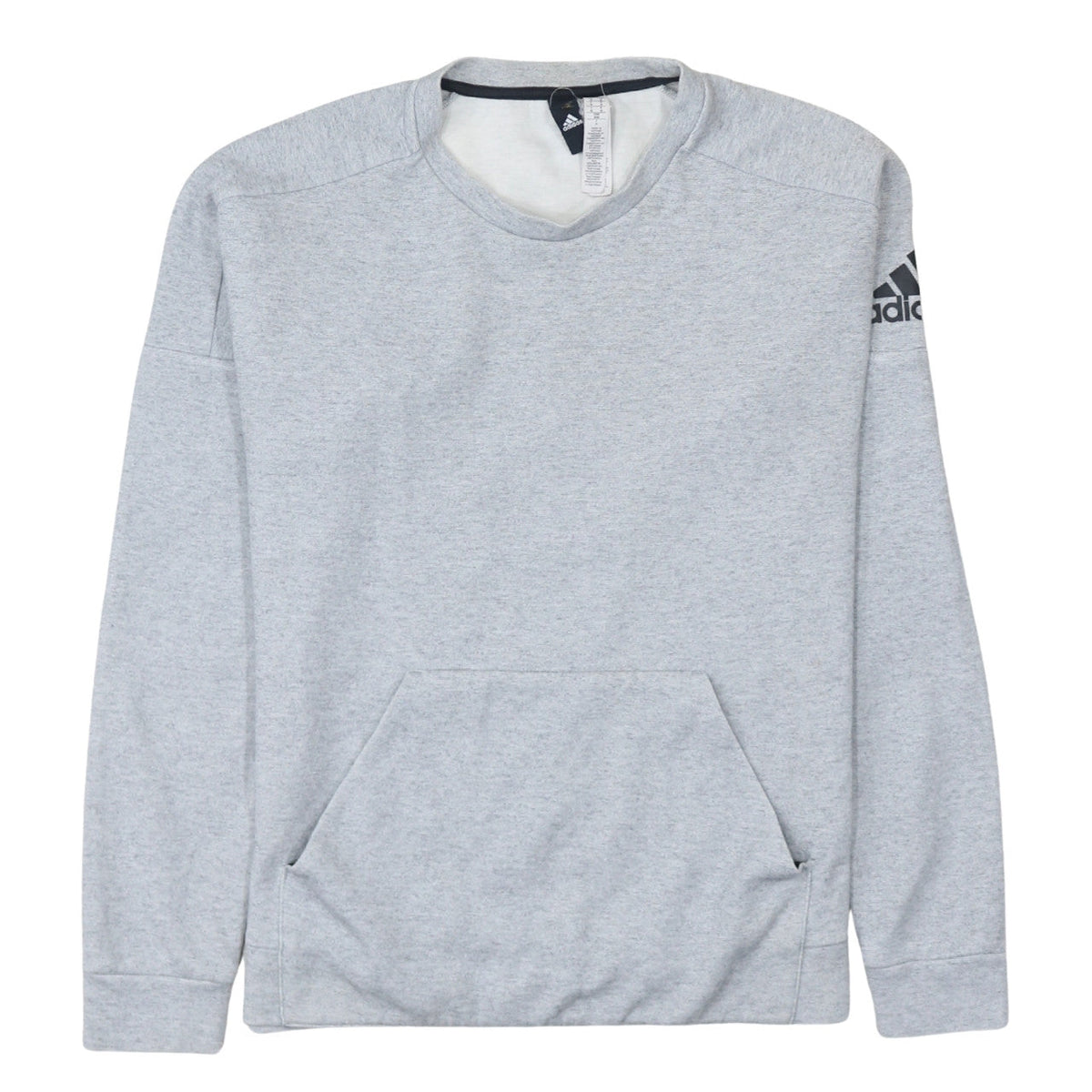 Mens UK Size M adidas Grey Pullover Sweatshirt