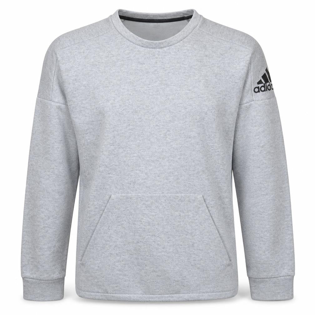 Mens UK Size M adidas Grey Pullover Sweatshirt