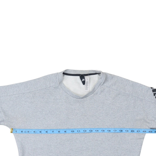 Mens UK Size M adidas Grey Pullover Sweatshirt