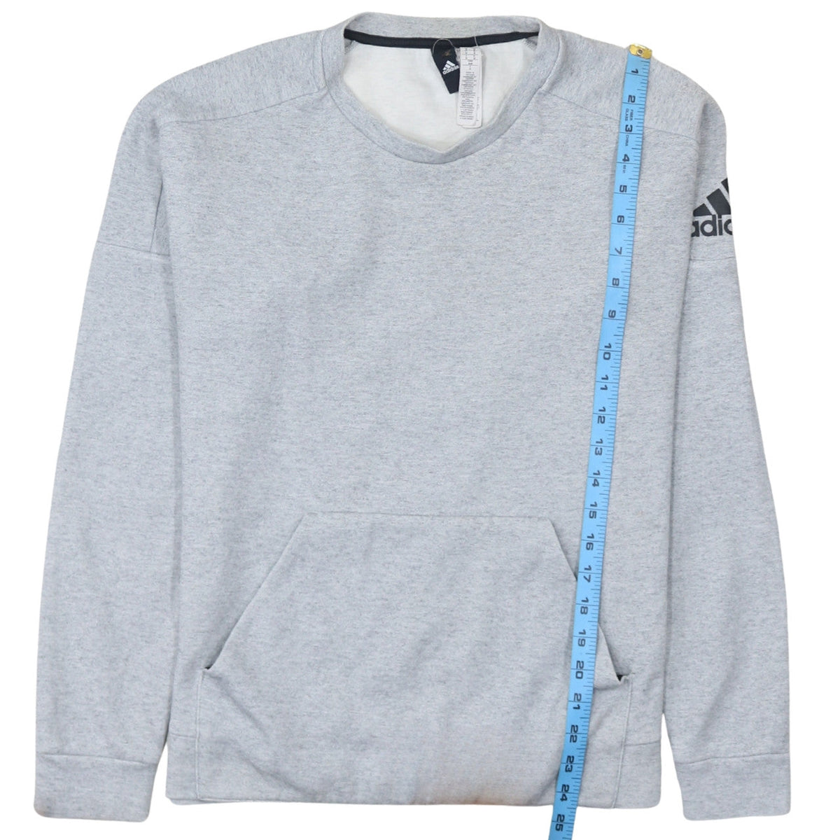 Mens UK Size M adidas Grey Pullover Sweatshirt