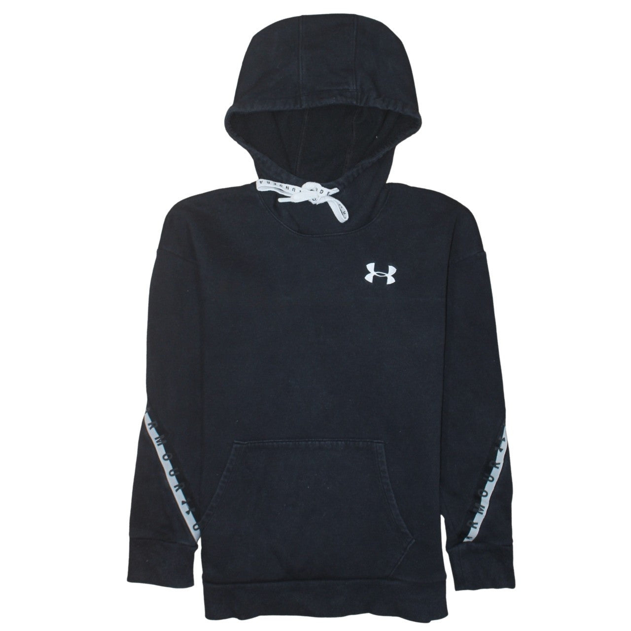 Mens UK Size XS Under armour Black Pullover Hoodie