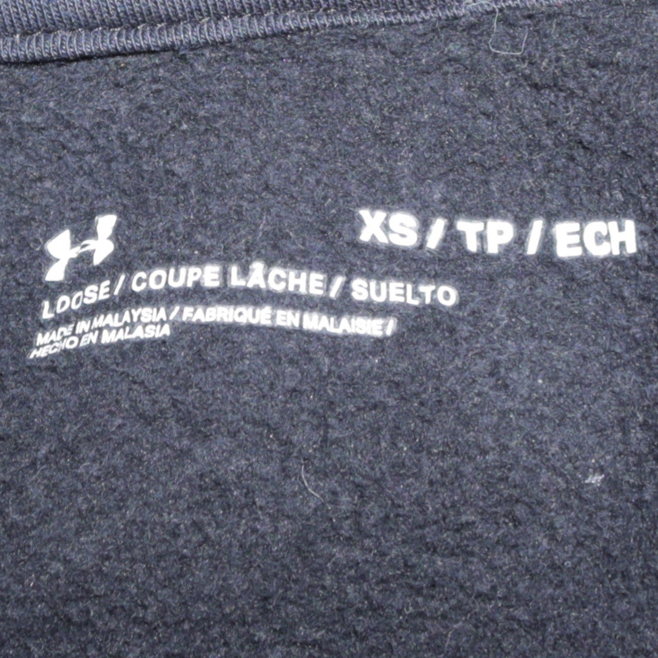 Mens UK Size XS Under armour Black Pullover Hoodie