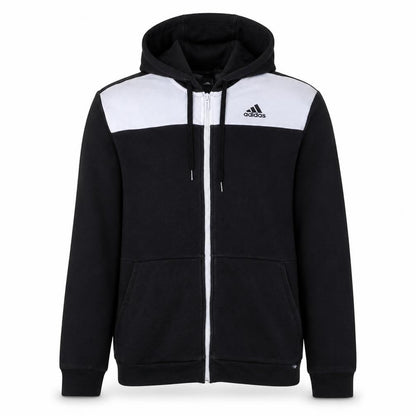 Mens UK Size S adidas Black Full Zip Hoodie