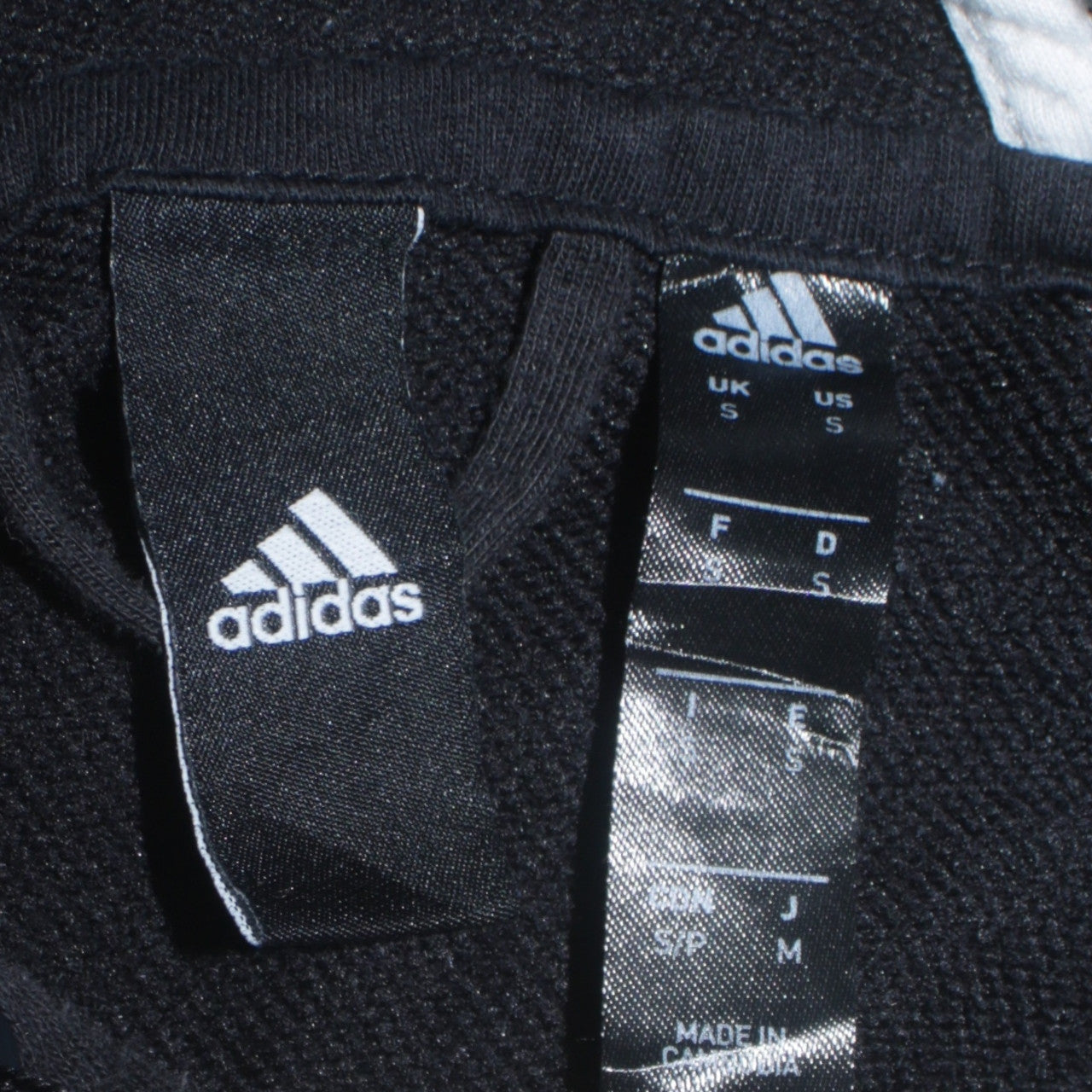 Mens UK Size S adidas Black Full Zip Hoodie