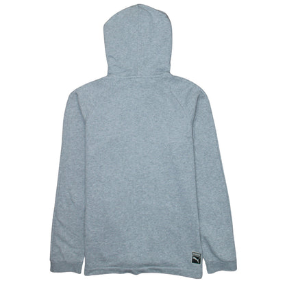 Mens UK Size S PUMA Grey Full Zip Hoodie