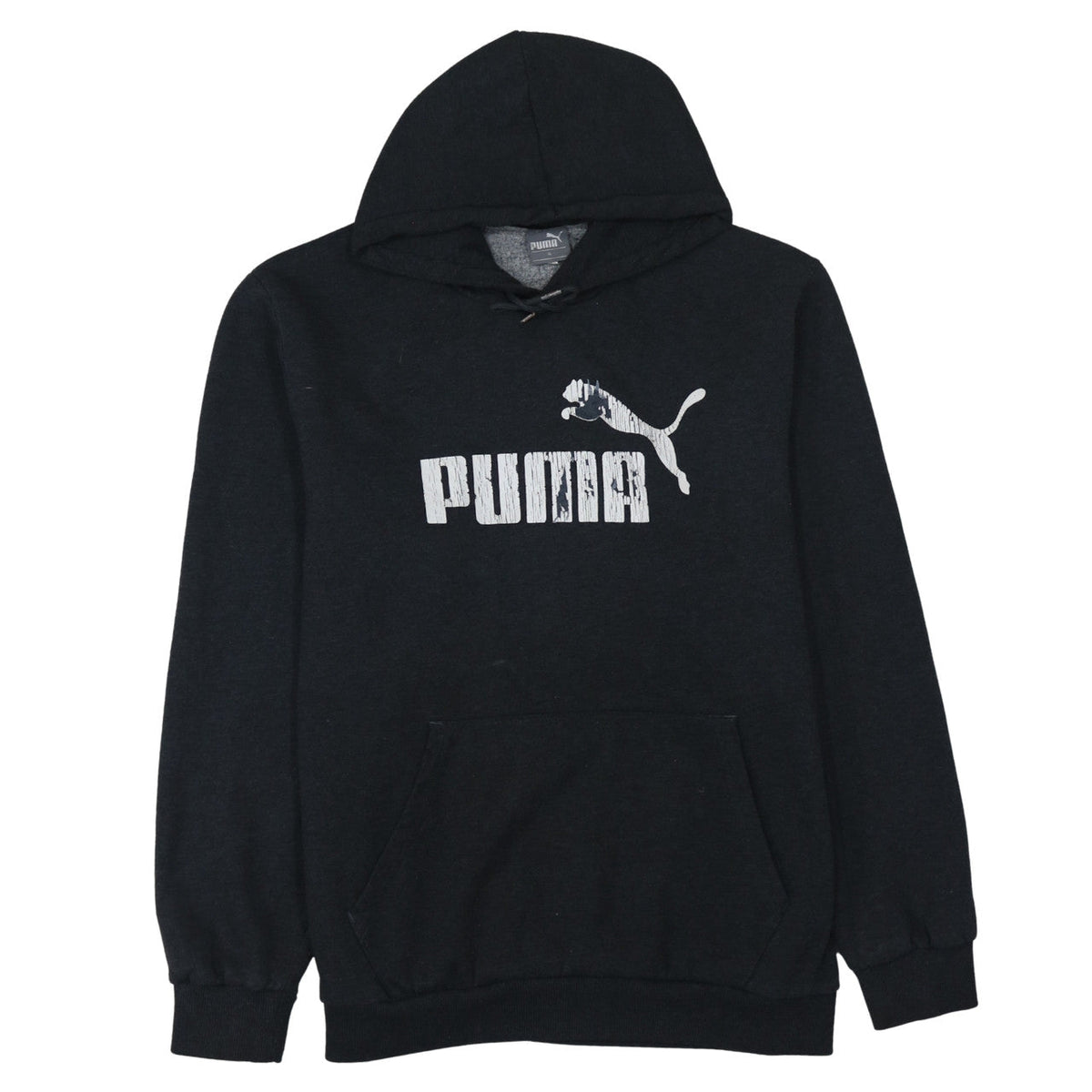 Mens UK Size XL PUMA Black Pullover Hoodie
