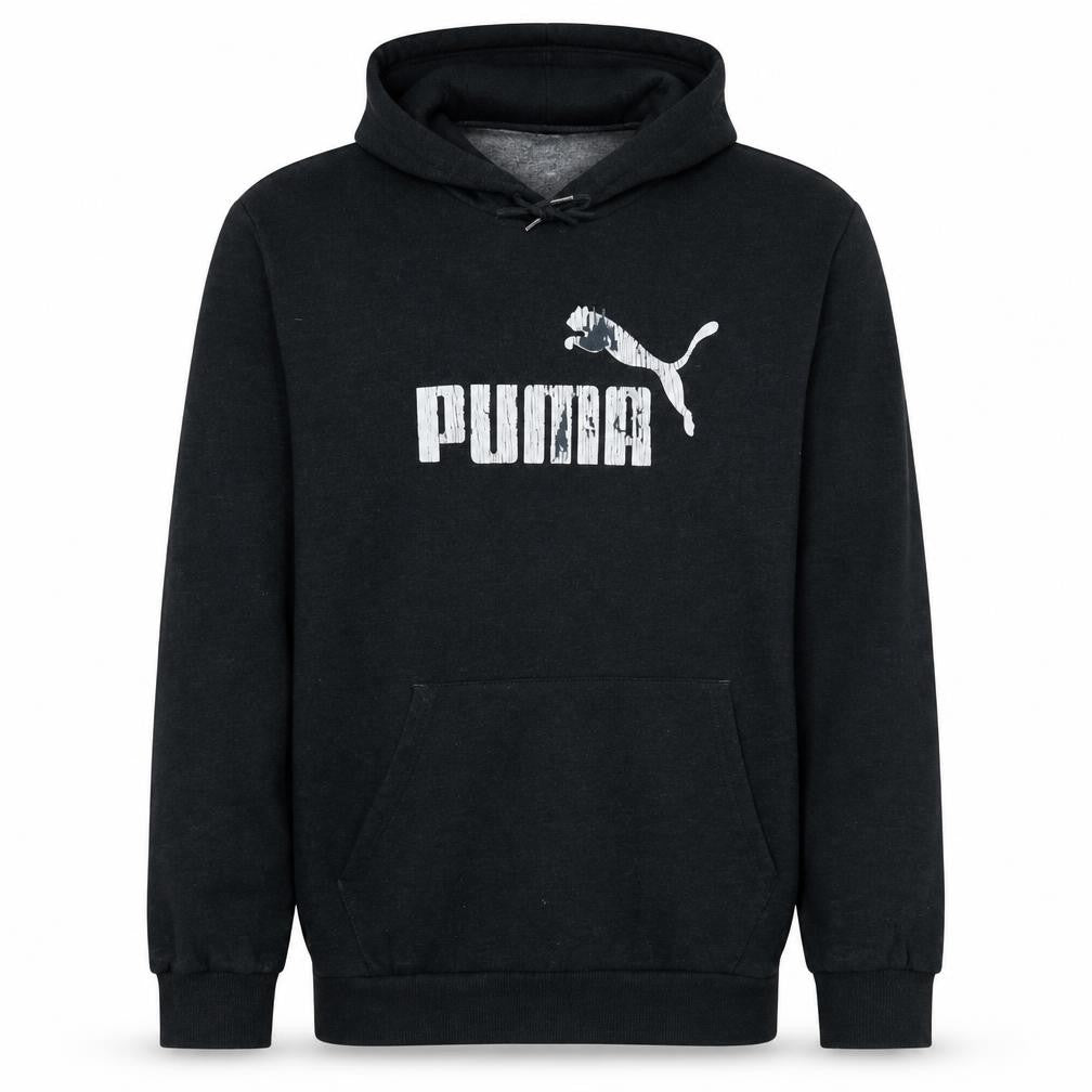 Mens UK Size XL PUMA Black Pullover Hoodie