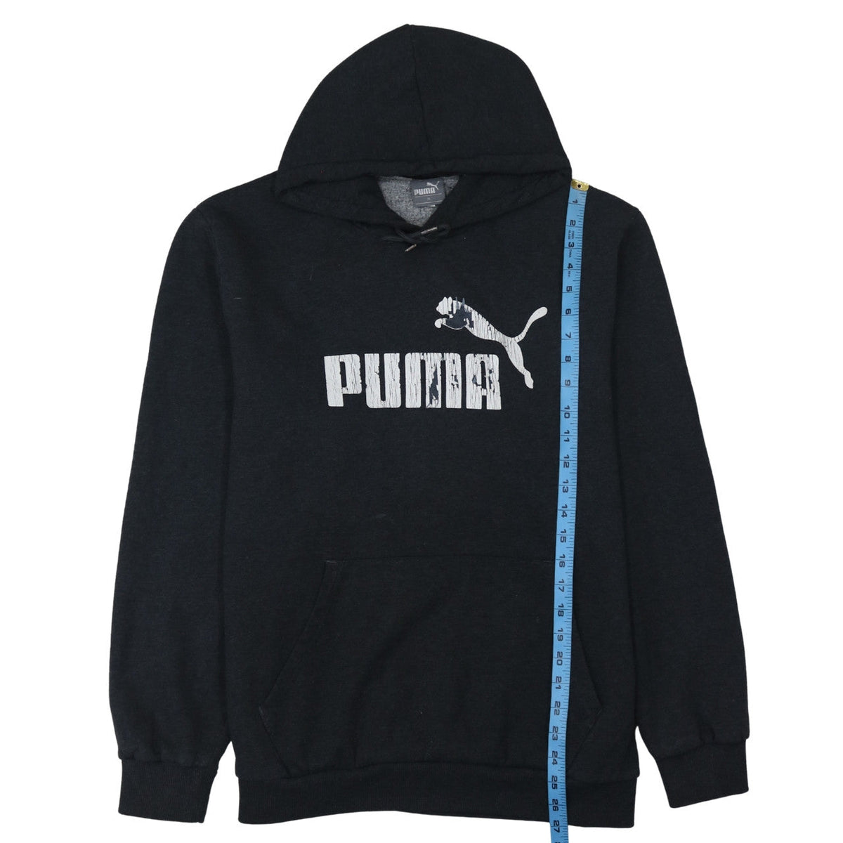 Mens UK Size XL PUMA Black Pullover Hoodie
