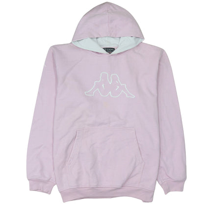 Womens UK Size 2XL Kappa Pink Pullover Hoodie