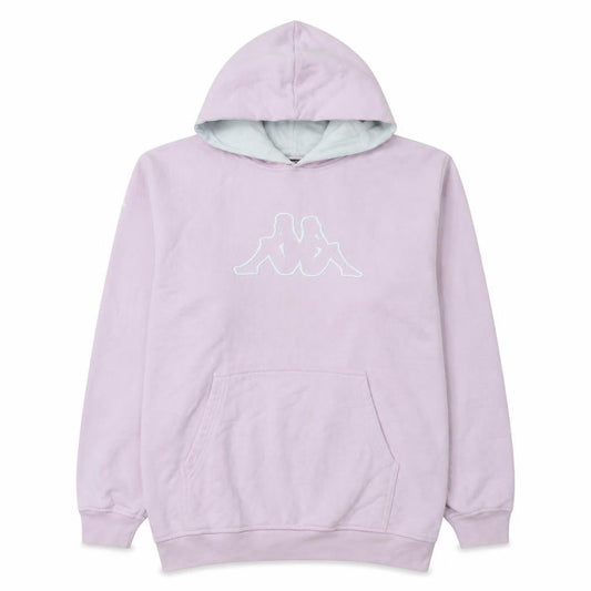 Womens UK Size 2XL Kappa Pink Pullover Hoodie