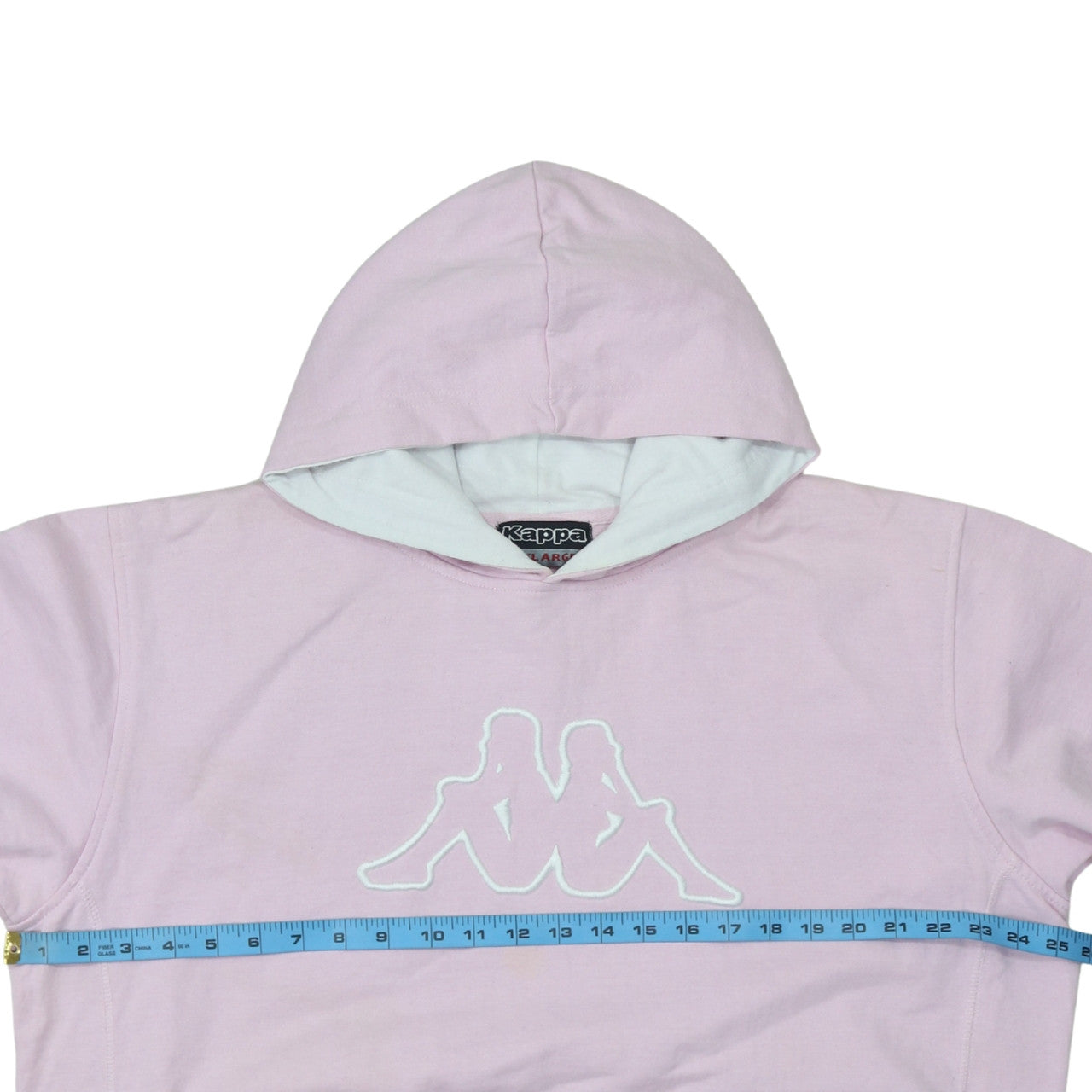 Womens UK Size 2XL Kappa Pink Pullover Hoodie