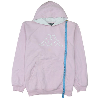 Womens UK Size 2XL Kappa Pink Pullover Hoodie