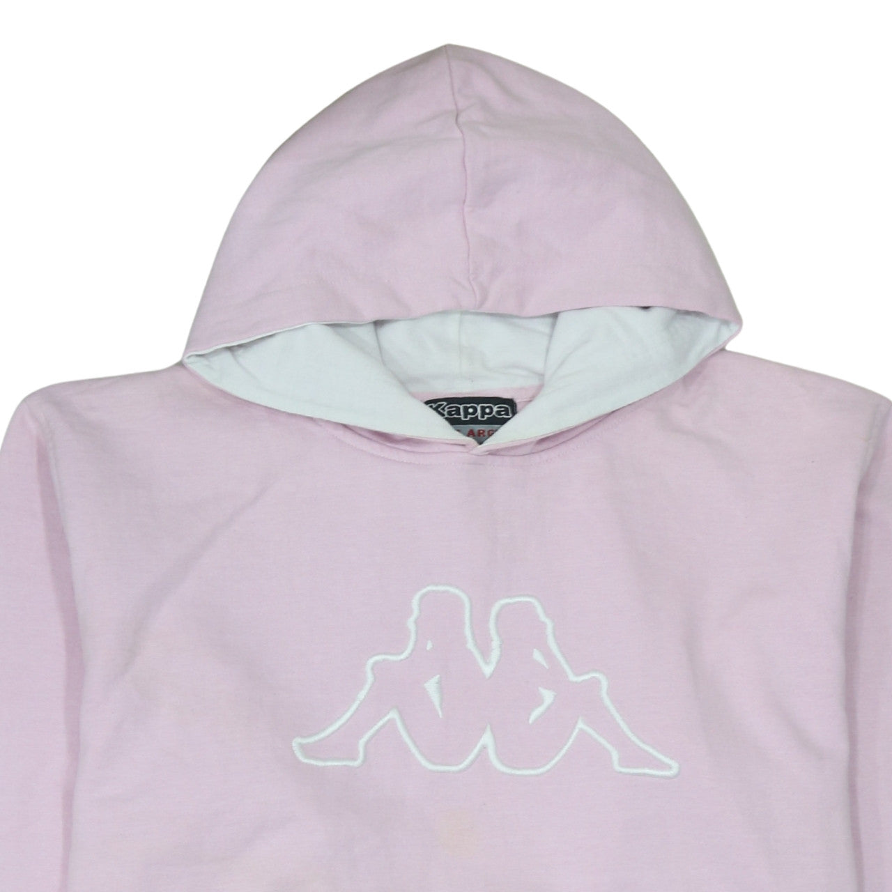 Womens UK Size 2XL Kappa Pink Pullover Hoodie