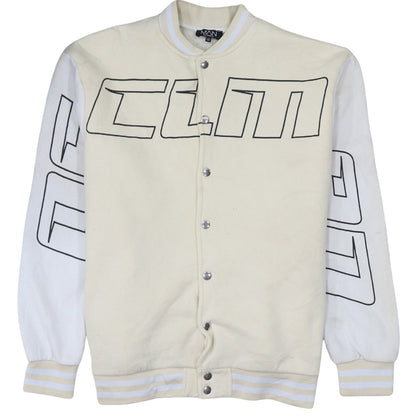 Mens UK Size XS boohooMAN Beige Varsity Jacket